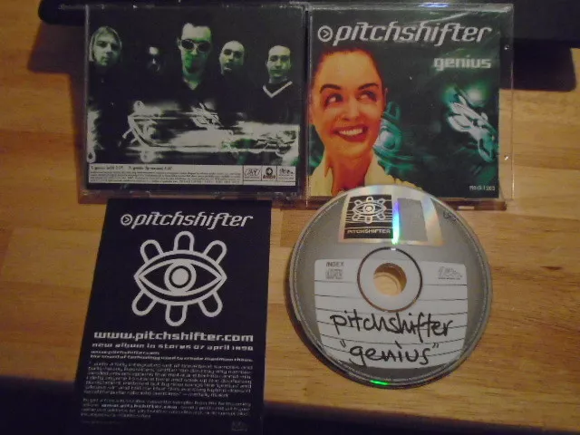 RARE PROMO Pitchshifter CD single Genius metal industrial Flint prodigy HYPER !