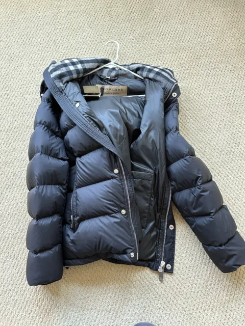 New Burberry Men’s Hartley Hooded Down Winter Puffer Coat