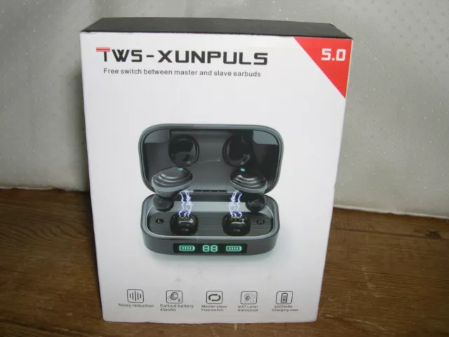 BLUETOOTH EARBUDS XUNPULS Wireless Earbuds Truly Headphones Bluetooth 5.0 14.99 PicClick UK