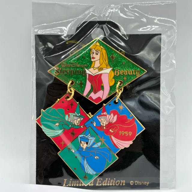 RARE! Disney JAPAN Pin History Of Art LE 2000 Sleeping Beauty 1959 Aurora Fairy