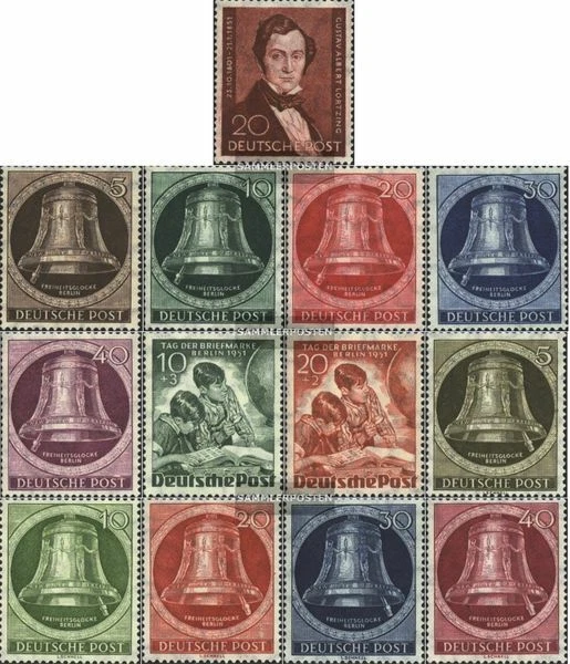 Berlin (West) 74-86 (complete issue) Volume 1951 completeett unmounted mint / ne