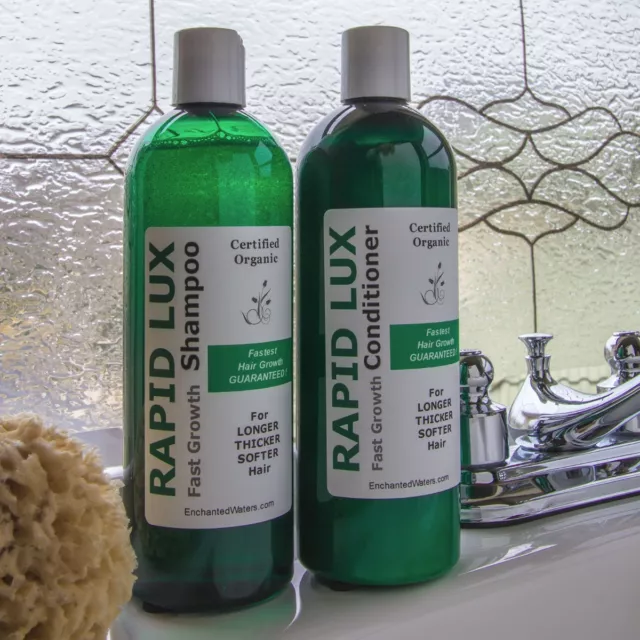 Rapid Lux Shampoo and Conditioner  Now You Can Grow Long Thick Health Hair Fast