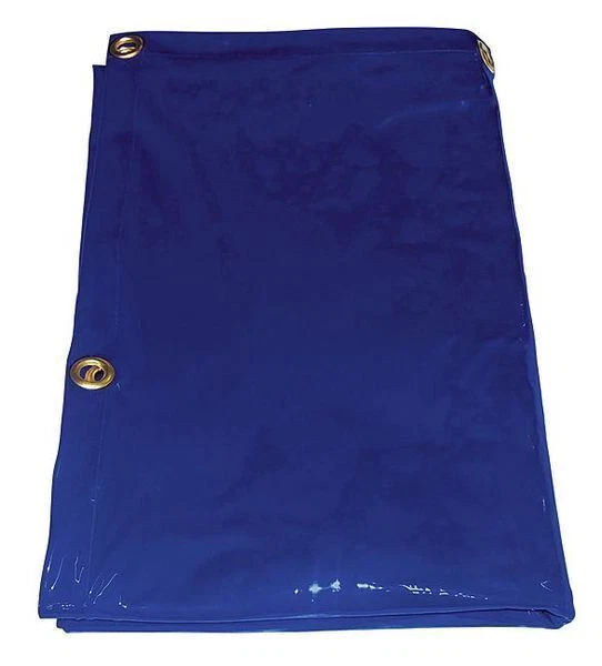 WESTWARD Welding Curtain, 6 ft. W, 4 ft., Blue 22RN65