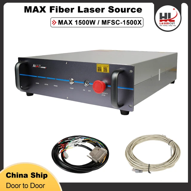 MAX Fiber Laser Source 1500W Single Module CW Fiber Laser Cutting Welding Power