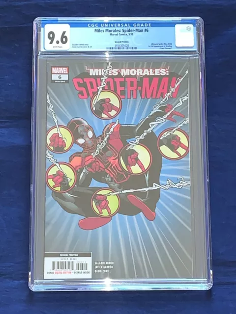 Miles Morales Spider-Man #6 CGC 9.6 Garron 2nd Print 1st appearance Starling (A)