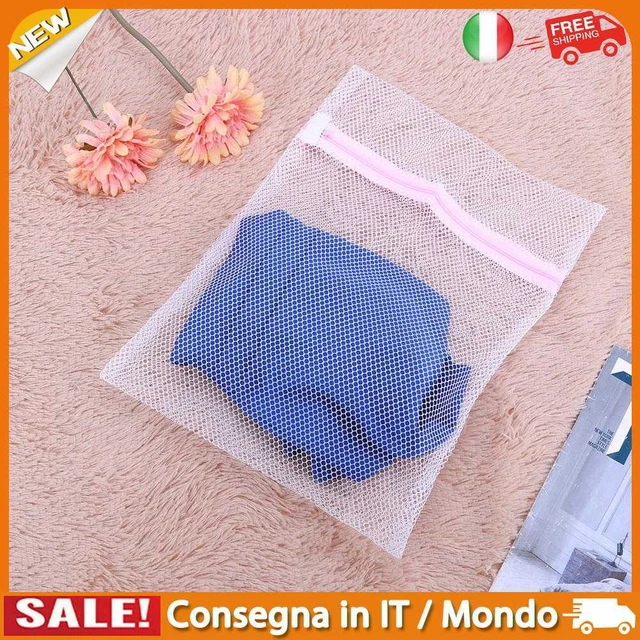 IT Zipper Mesh Bag Foldable Sock Underwear Washing Machine Protection Net(Big)