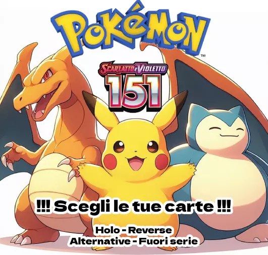 Pokemon 151 italiano - I prezzi più bassi! (reverse, holo, ex, fuori serie)