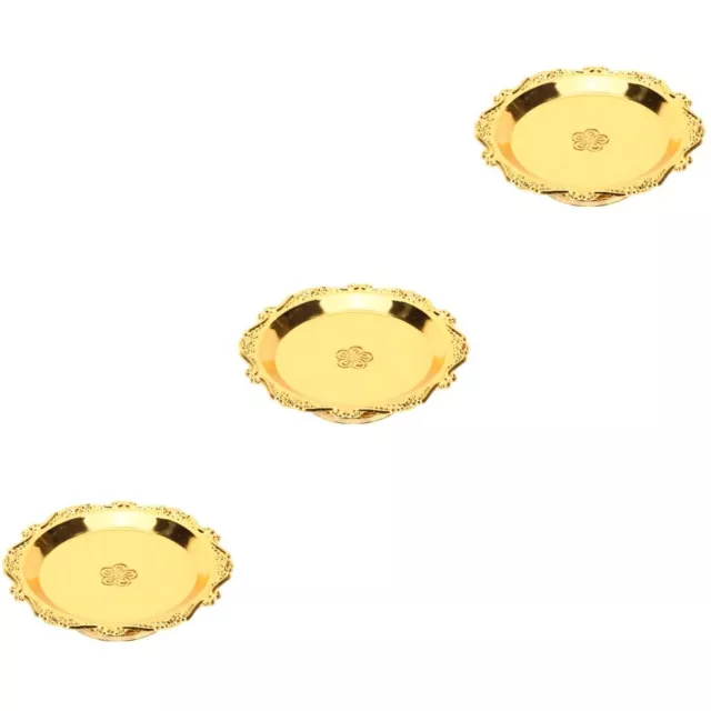 3 Count Cake Stands for Afternoon Tea Gold Bases Para Pasteles Decorative Tray