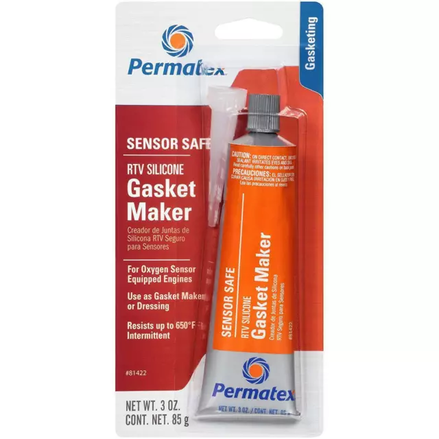 Permatex Sensor Safe High Temp RTV Silicone Gasket Maker 85g