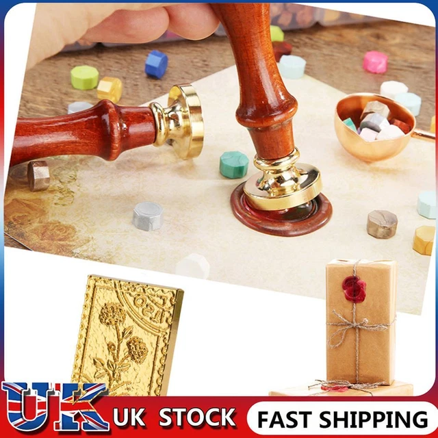 ❀ Special-shaped Fire Paint Head Retro 3D Relief Stamps Head for Wedding Card (A