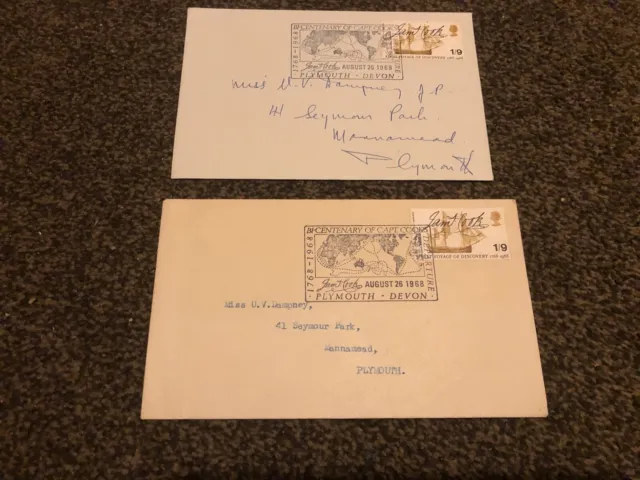 First Day Covers: 1968 Bi-Centenary of Captain Cook's Departure Special postmark