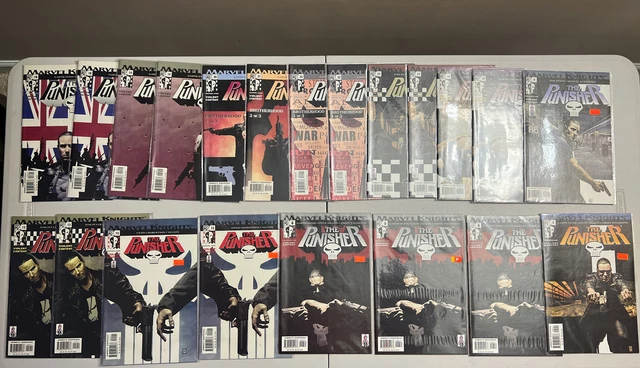 ☠️☠️21 Punisher 6th series (Marvel Knights 2001) NM comics☠️☠️