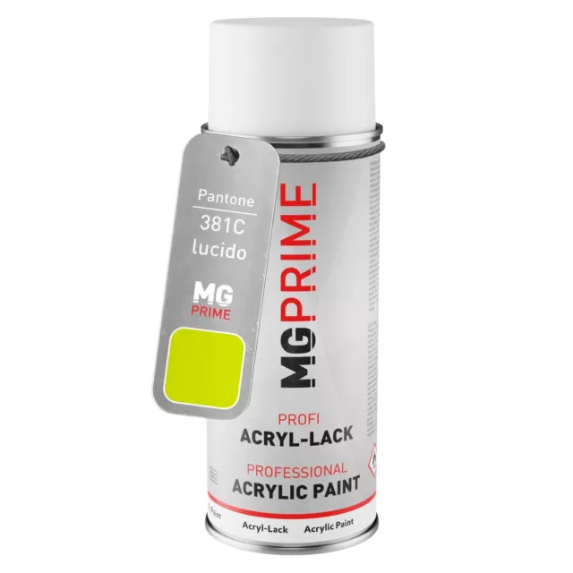 Pantone 381C Green Bomboletta spray 400 ml lucido asciugatura rapida