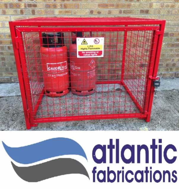 GAS CYLINDER Security Cage Propane 6 x 19kg BOTTLE 1100w x 900h  x 850d