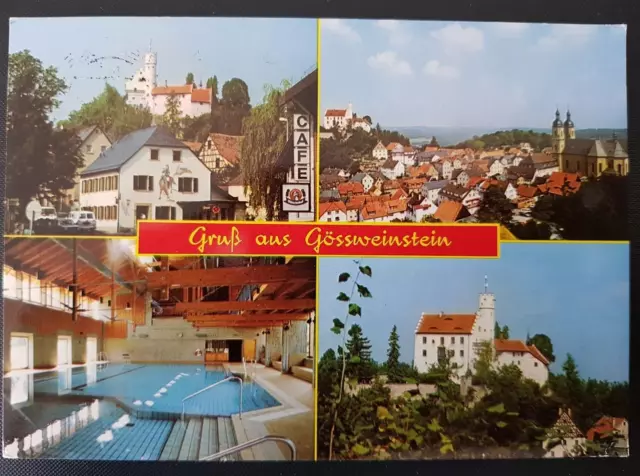 Postkarte aa30 gelaufen, Gössweinstein, Ansichtskarte, Sammlung, AK