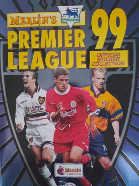 Merlin English Premier League 1999 Stickers Complete your collection 1 to 238