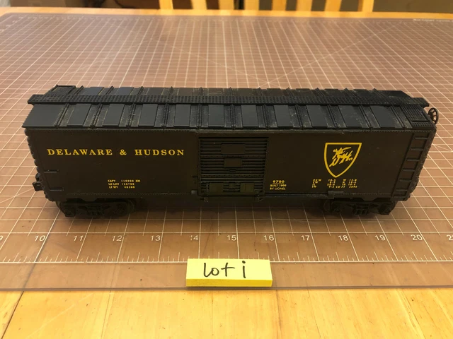 Lionel Train Delaware & Hudson DH 9700 Dark Blue/Black Box Car 26224 NICE Lot i
