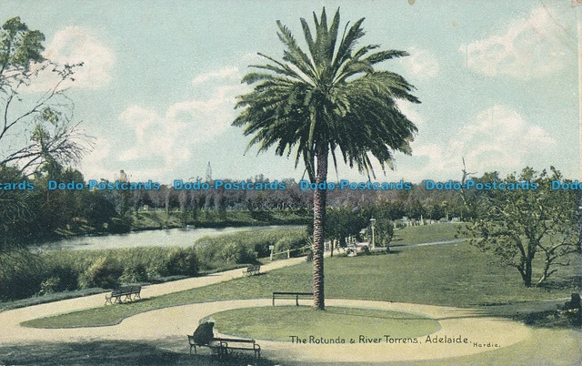 R045110 The Rotunda and River Torrens. Adelaide