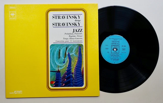 Stravinsky Ragtime LP STRAVINSKY DIRIGE STRAVINSKY JAZZ Preludium Pastorale Ragtime Octuor ...