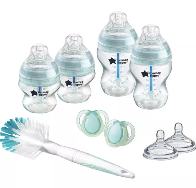 Kit de Biberones Recién Nacido Anticólico azul Tommee Tippee