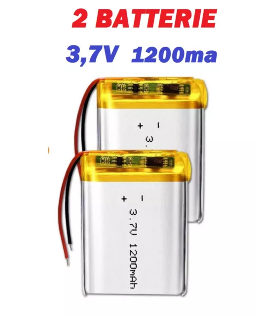 Batterie a litio ricaricabili 3.7 v device basso drenaggio gps cuffie lampade