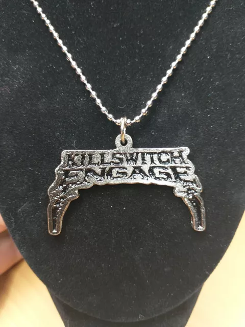 Killswitch Engage Pendant W/ Chain and Black Cord.