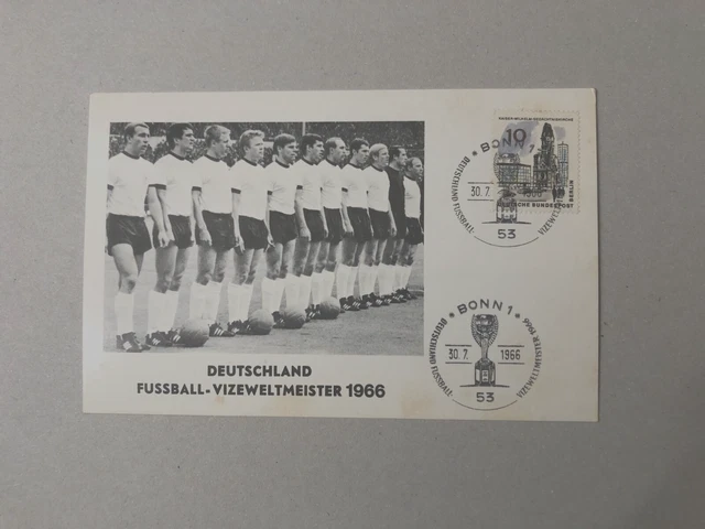 DEUTSCHLAND VIZE WELTMEISTER IM Fussball 1966 30 7 1966 10 Pfennig deutschland-vize-weltmeister-im-fussball-1966-30-7-1966-10-pfennig