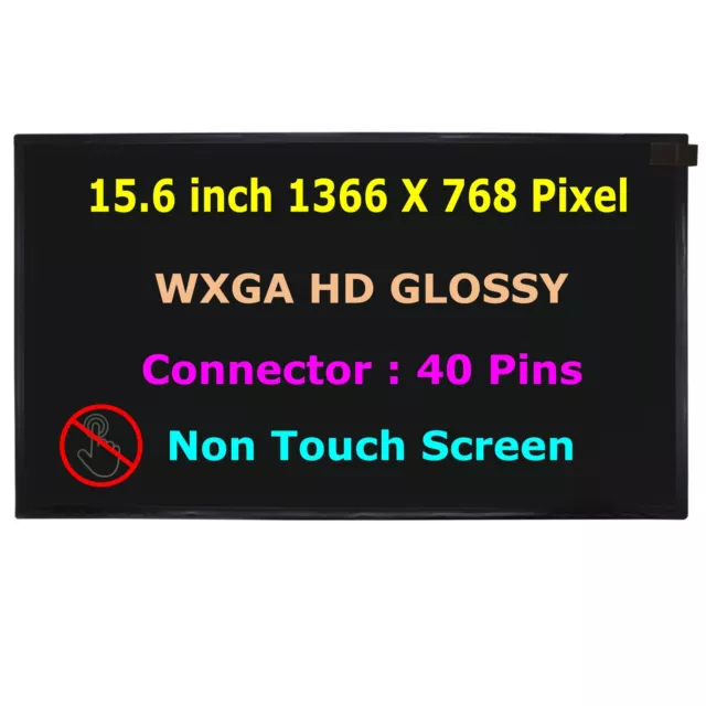 15.6” HD LCD TFT Screen Panel For ASUS K55A-5X373H New Led Laptop Display Glossy