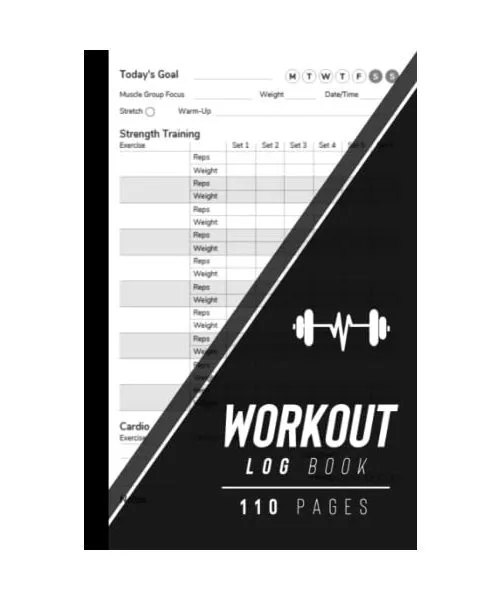 Workout Log Book, Planners, Simple