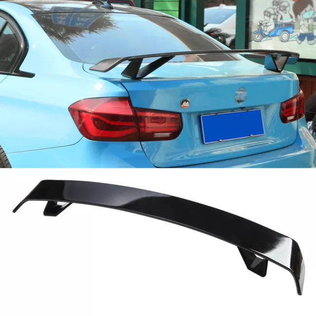 Universal GT Style Glossy Black Rear Boot Trunk Racing Spoiler Wing