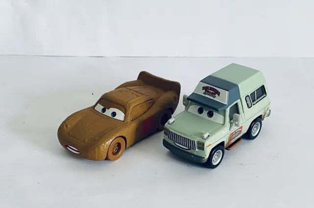 Cars Disney Pixar - Voiture ROSCOE / FLASH Mc QUEEN - Thunder Hollow - Mattel