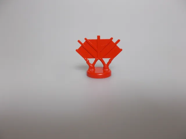 Lego® Town Zubehör 1x Busch Prototyp in rot Selten