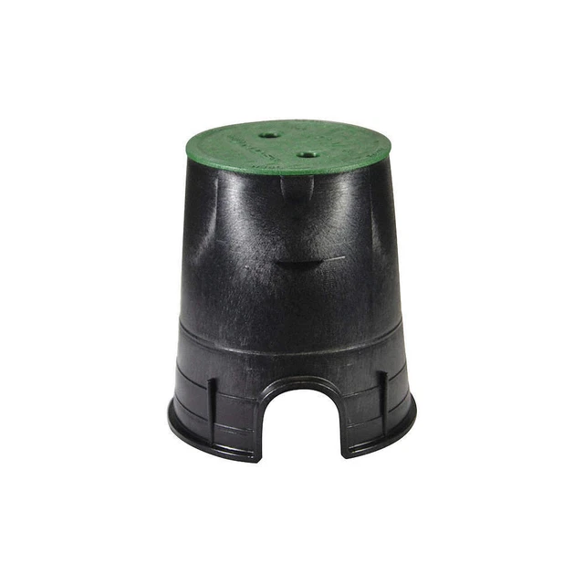 NDS 107BC Valve Box,Round,9in.Hx8-3/8in.W,6-1/2in.
