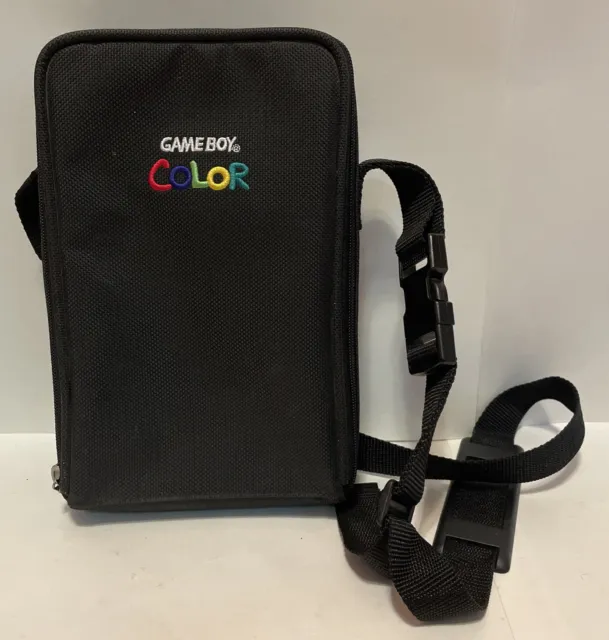 Nintendo Gameboy Color Travel Carrying Case Bag w/ Shoulder Strap No Tray Used