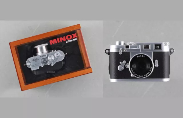 Minox Leica M3 miniature digital camera, unused, complete.