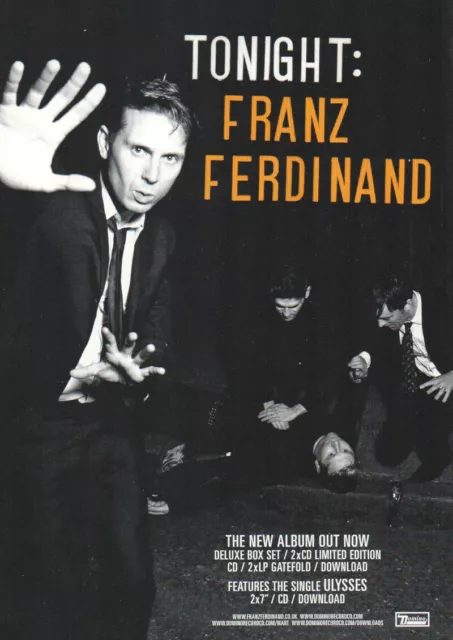 Franz Ferdinand - Tonight - Full Size Magazine Advert