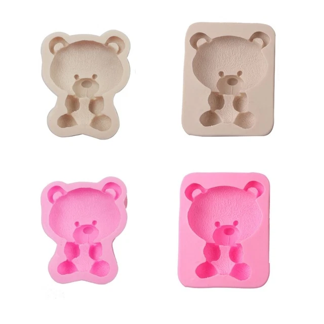 Bear Shaped Chocolate Moulds Handmade Candy Moulds Hand-Making Fondnat Moulds