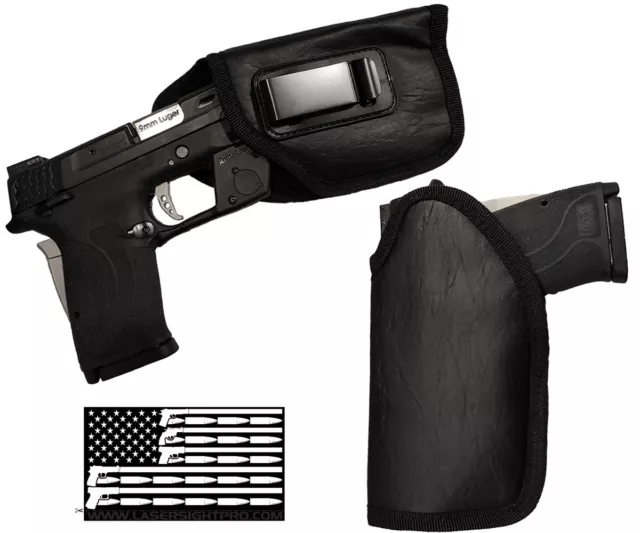 IWB Tactical RH Laser Holster - Fits Compact pistols w/ laser sight attached