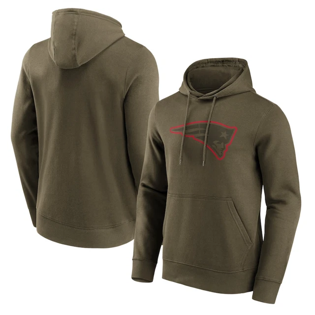 New England Patriots Hoodie (Size XL) Men's NFL Pop Graphic Hoodie - New