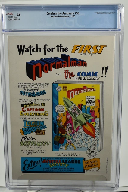 Cerebus the Aardvark #56 CGC 9.6 Dave Sim Story & Cover Aaardvark-Vanaheim 2