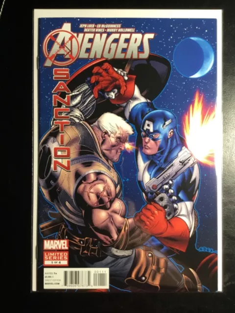 Avengers X-Sanction #1A Fn/Vf 7.0 🇺🇸Captain America Vs. Cable🇺🇸