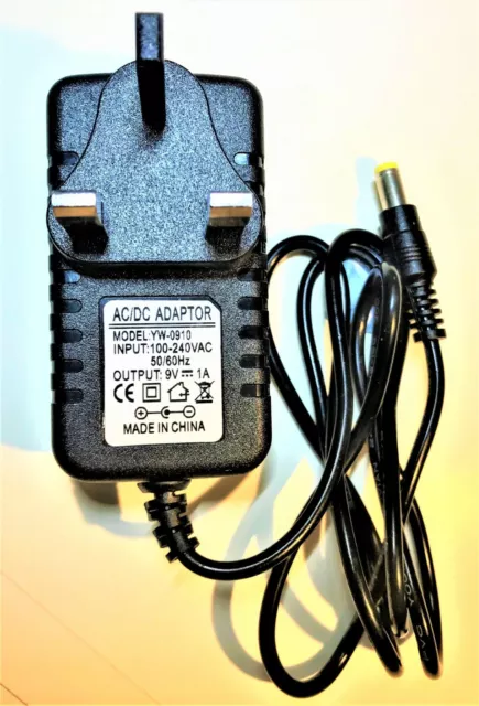 9v DC 1amp Guitar Power Supply Adapter suits Mooer stomp box pedals
