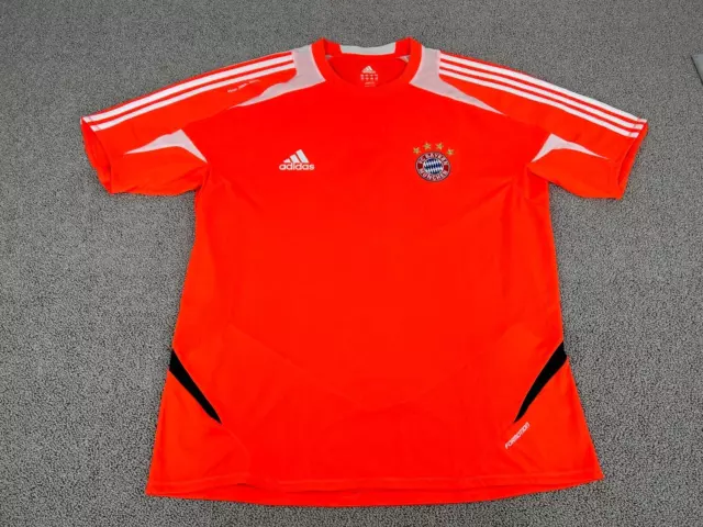 Adidas Trainingsshirt T-Shirt FC Bayern-München Gr.  XL neon Orange #280
