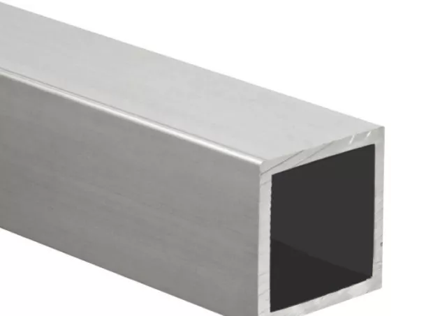 3"x 3"x 1/4" Wall x 10" Long ALUMINUM 6061 T6 SQUARE TUBE EXTRUDED Cut New