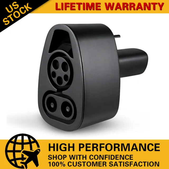 Ccs1 Combo Adapter Suitable For Tesla Model Y S X 3 Black