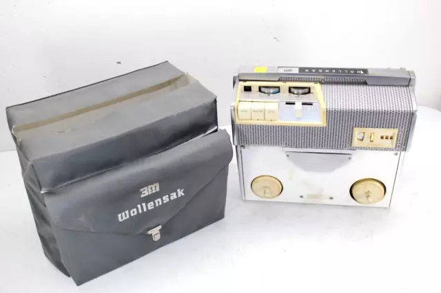Vintage Wollensak 3M 1500 Magnetic Tape Recorder Reel to Reel Untested 