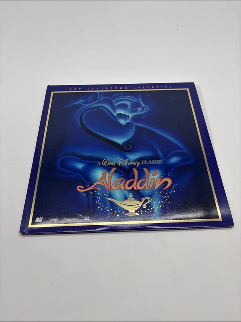 A WALT DISNEY Classic Aladdin Cav Letterbox Laser Disc £8.84 - PicClick UK