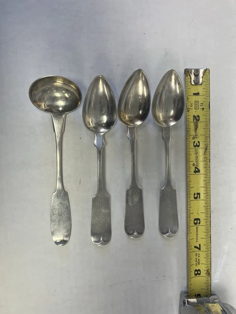 Coin Silver (.900), Silver, Antiques - PicClick