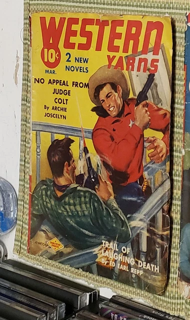 Dime Western Magazine Pulp March 1943 Vol. 2 #3  Judge Colt Yarns