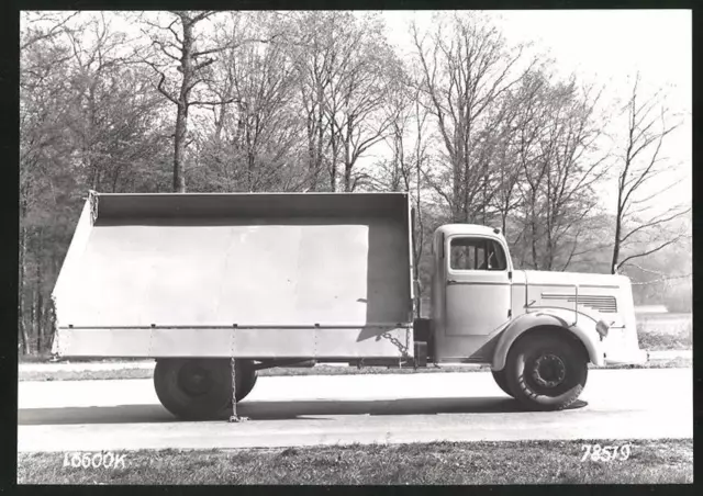 Fotografie Lastwagen mercedes Benz L6600K, LKW-Kipper